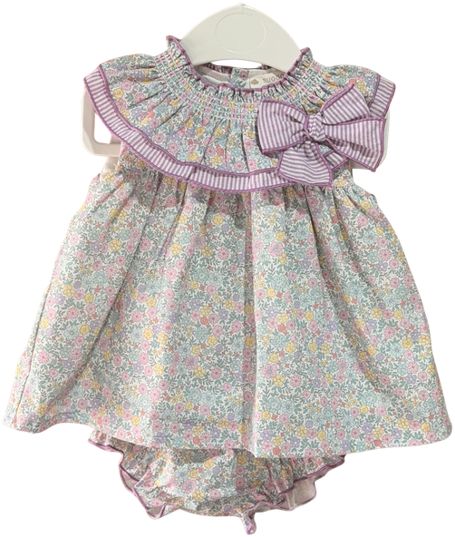 Vestido + Tapa Fralda 100% Algodão